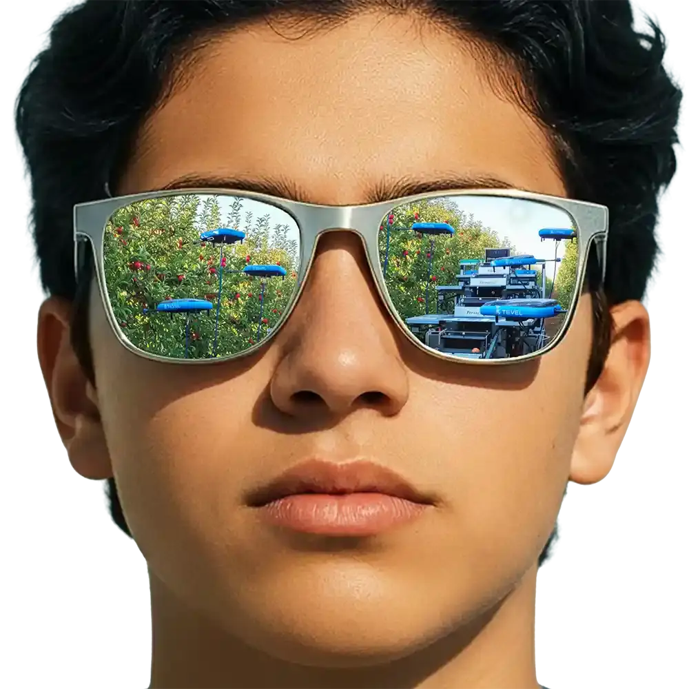 A close up of a girl wearing sunglasses that reflect her inner thoughts about her dream career in engineering