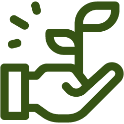 An icon representing agriculture