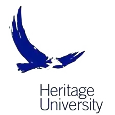 The logo for Heritage University